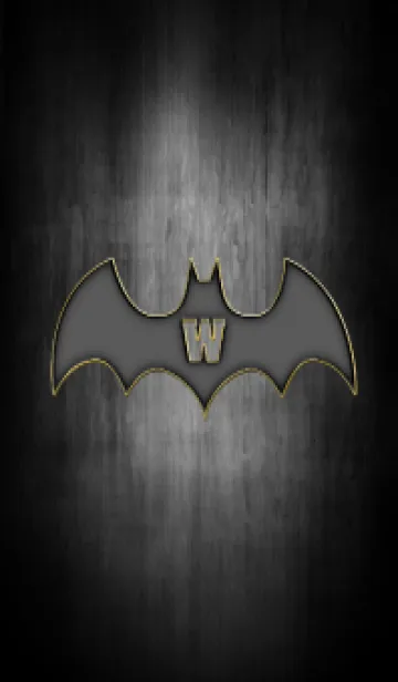 [LINE着せ替え] Enamel pin bat initial Wの画像1