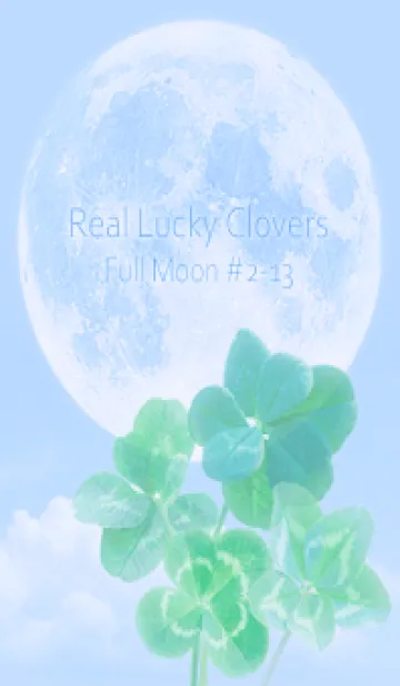 [LINE着せ替え] Real Lucky Clovers Full Moon #2-13の画像1
