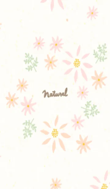 [LINE着せ替え] 花 シンプル 可憐22の画像1