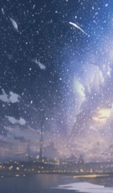 [LINE着せ替え] 秋の夜空#KL016。の画像1