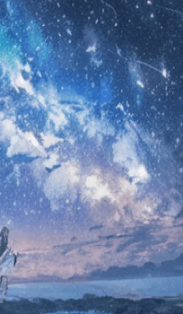 [LINE着せ替え] 秋の夜空#KL014。の画像1