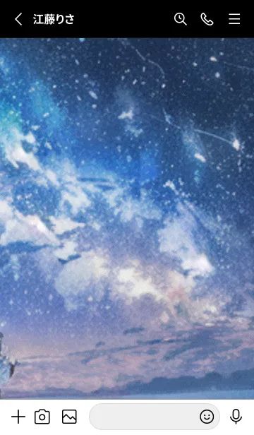 [LINE着せ替え] 秋の夜空#KL014。の画像2