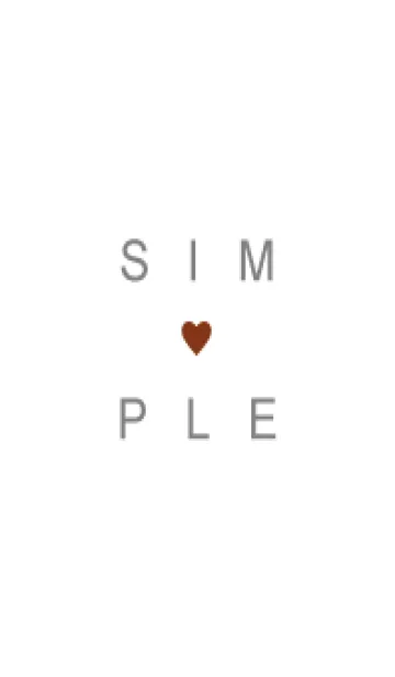 [LINE着せ替え] SIMPLE HEART 129の画像1