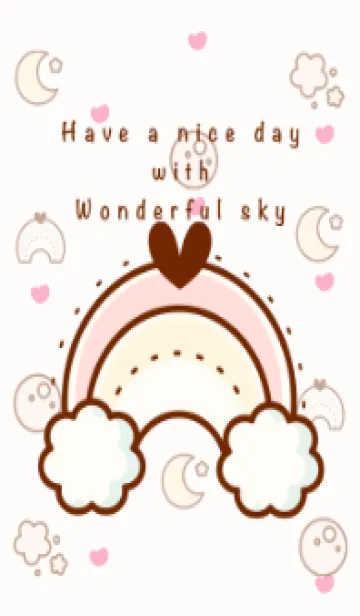 [LINE着せ替え] Happy sky theme 18 :)の画像1