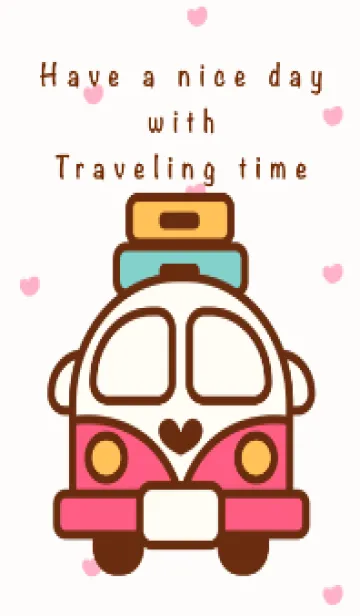 [LINE着せ替え] Happy traveling time 16の画像1