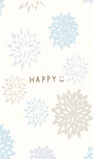 [LINE着せ替え] 3色の花24の画像1