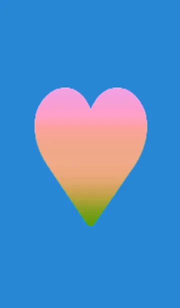 [LINE着せ替え] グラデーション ハート 33の画像1