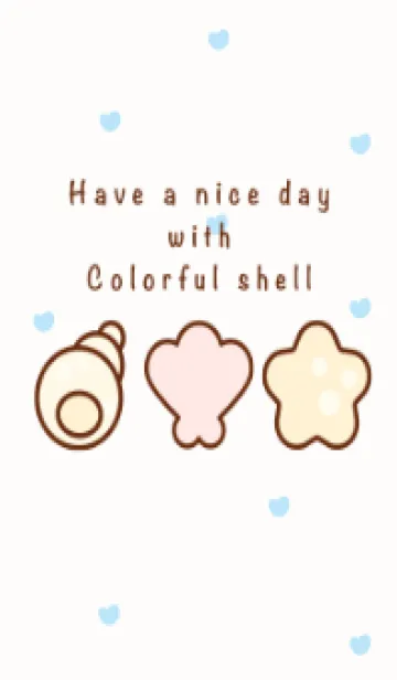 [LINE着せ替え] Pastel shells theme 10の画像1