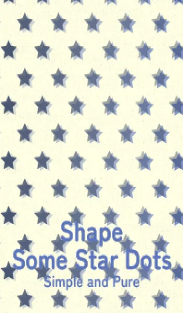 [LINE着せ替え] 星のドッドきせかえ ネービーブルーの画像1