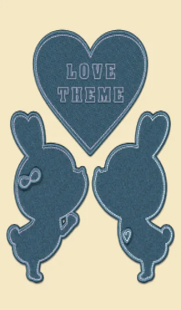 [LINE着せ替え] Love Theme jeans 6の画像1