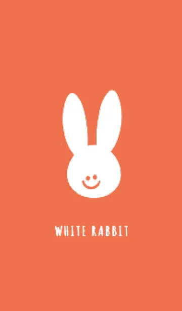 [LINE着せ替え] ホワイト ラビット .13の画像1