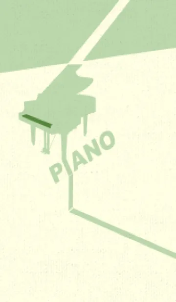 [LINE着せ替え] グランドピアノ  アイビーグリーンの画像1