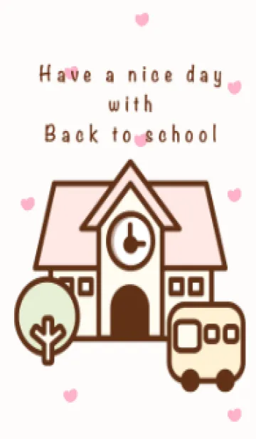 [LINE着せ替え] Back to school 7 :)の画像1