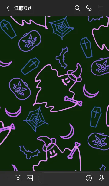[LINE着せ替え] ハローウィン .43の画像2