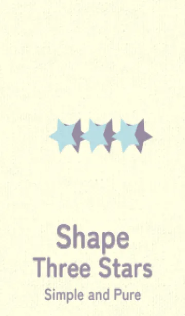 [LINE着せ替え] 三ツ星のきせかえ 水色の画像1