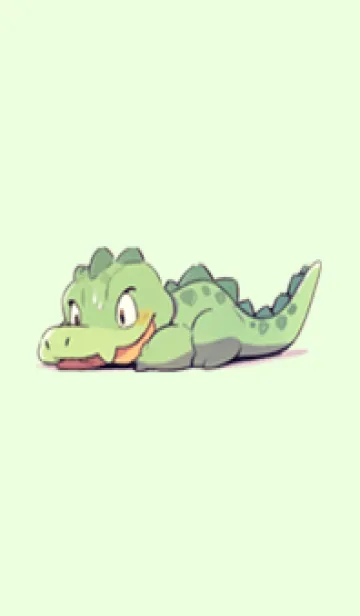 [LINE着せ替え] Mischievous Crocodileの画像1