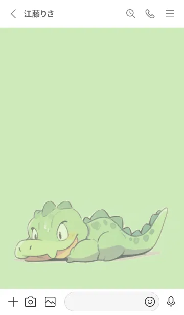 [LINE着せ替え] Mischievous Crocodileの画像2