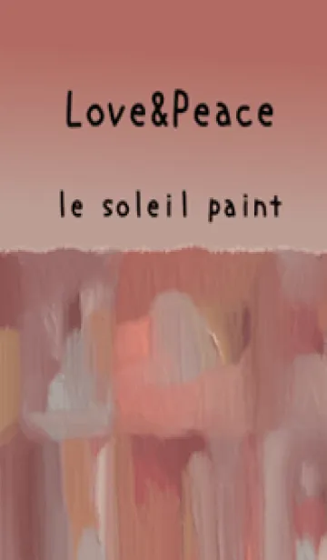 [LINE着せ替え] 油絵アート【le soleil paint 610】の画像1