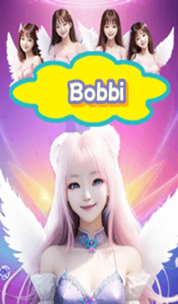 [LINE着せ替え] Bobbi beautiful angel G06の画像1