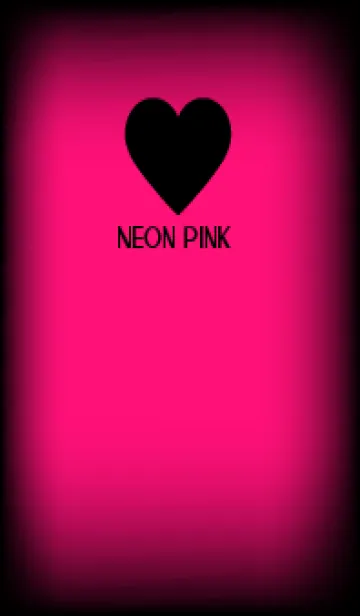 [LINE着せ替え] Black & Neon Pink Theme V5 (JP)の画像1