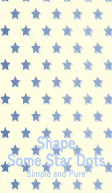 [LINE着せ替え] 星のドッドきせかえ ハイドレンジアブルーの画像1