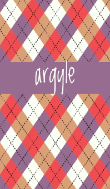 [LINE着せ替え] アーガイル チェック 2の画像1