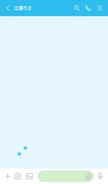 [LINE着せ替え] ねことお星さま(blue23)の画像2