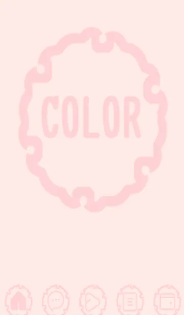 [LINE着せ替え] pink color G42の画像1