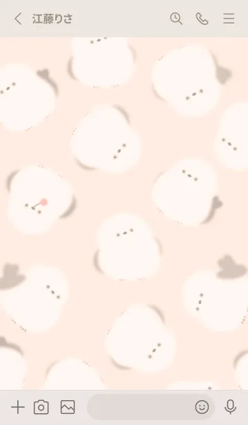 [LINE着せ替え] orange♡まあるい鳥05_1の画像2