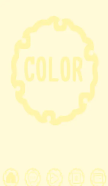 [LINE着せ替え] yellow color G45の画像1