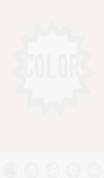 [LINE着せ替え] beige color H41の画像1