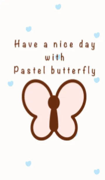 [LINE着せ替え] Pastel butterfly theme 10の画像1