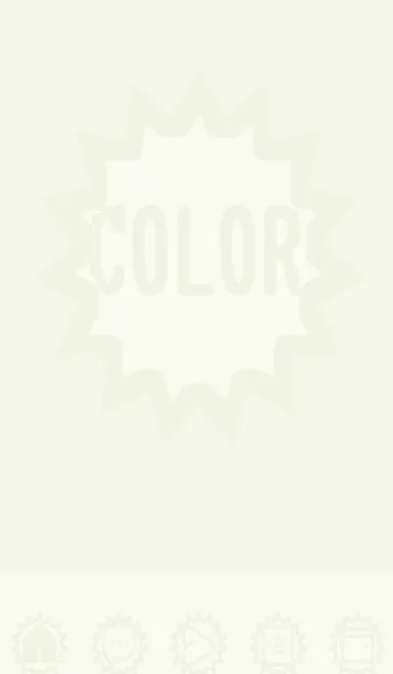 [LINE着せ替え] green color H83の画像1