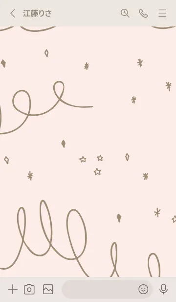 [LINE着せ替え] くるくる キラキラ30の画像2