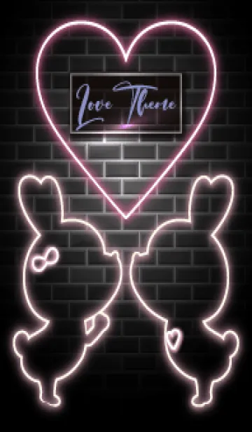 LOVE THEME -NEON- 12のLINE着せ替え