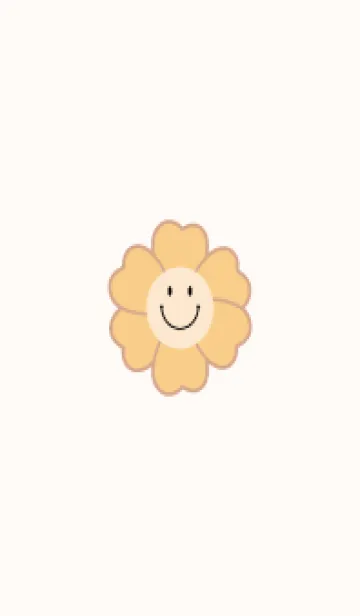 [LINE着せ替え] cute flower smile 24の画像1