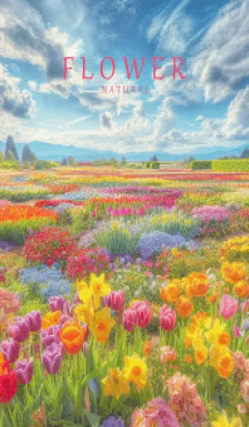 [LINE着せ替え] FLOWER GARDEN -Happy-2の画像1