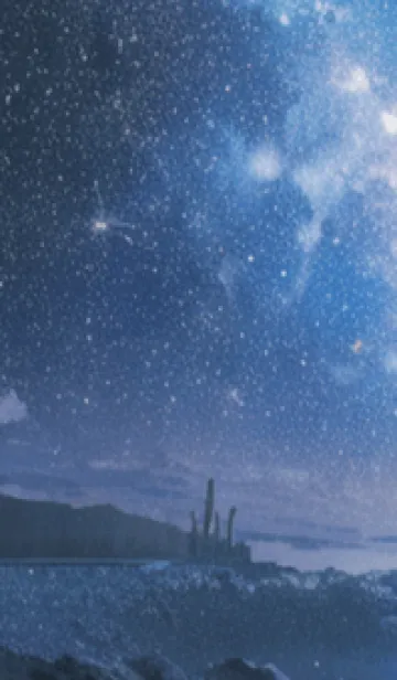 [LINE着せ替え] 秋の夜空#KO01。の画像1