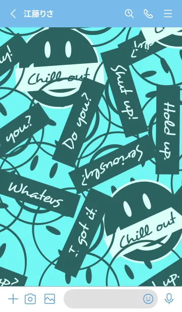 [LINE着せ替え] トーキング スマイル 98の画像2