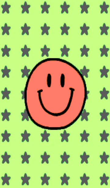 手書き スタースマイル 37の着せ替えメイン画像