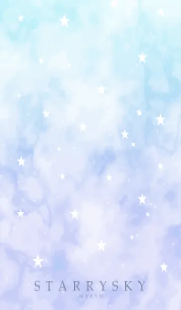[LINE着せ替え] STARRY SKY -BLUE PURPLE- 10の画像1