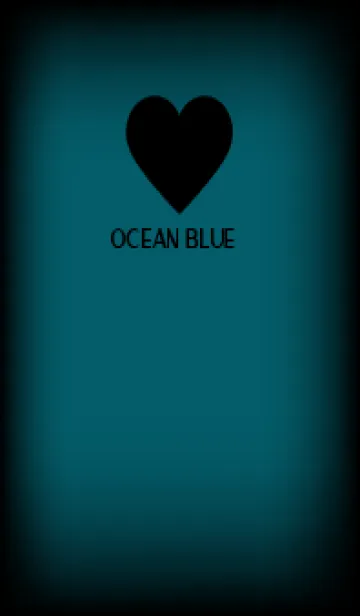 [LINE着せ替え] Black & Ocean Blue Theme V5 (JP)の画像1