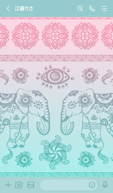 [LINE着せ替え] Elephant Totem 5の画像2