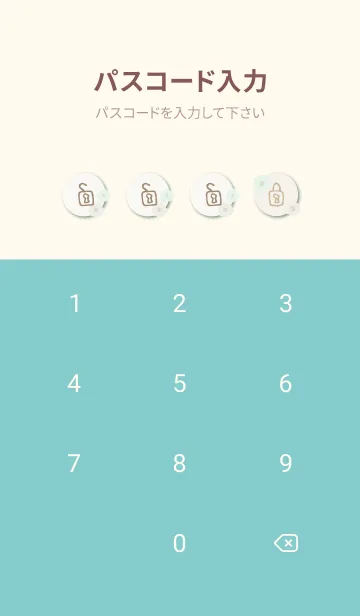 [LINE着せ替え] 2色の丸い花23の画像4