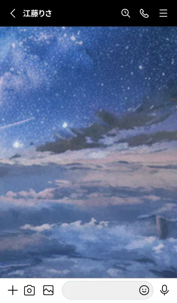 [LINE着せ替え] 秋の夜空#KP15。の画像2