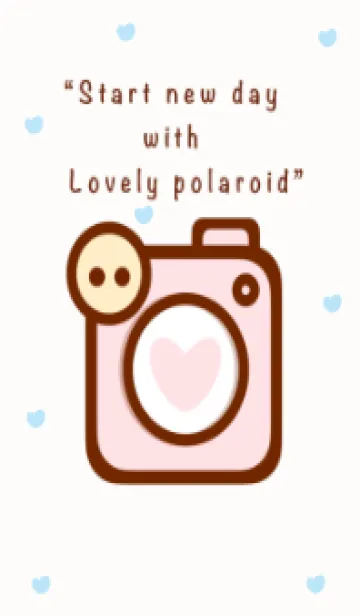 [LINE着せ替え] Lovely pastel polaroid 25の画像1