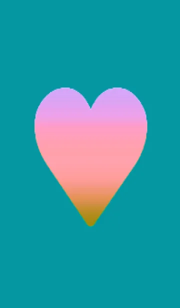 [LINE着せ替え] グラデーション ハート 32の画像1