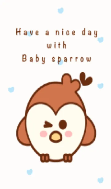 [LINE着せ替え] Mini sparrow 13の画像1