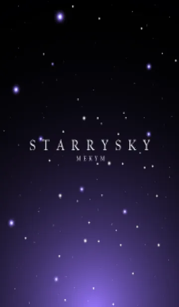 [LINE着せ替え] BLACK-STARRY SKY STAR 21の画像1