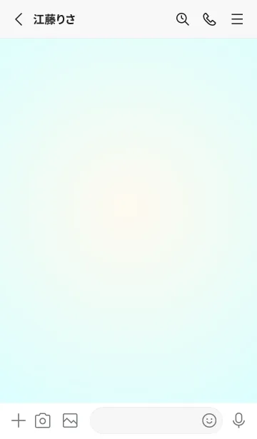 [LINE着せ替え] フローラルホワイト●パステルブルー3.TKCの画像2